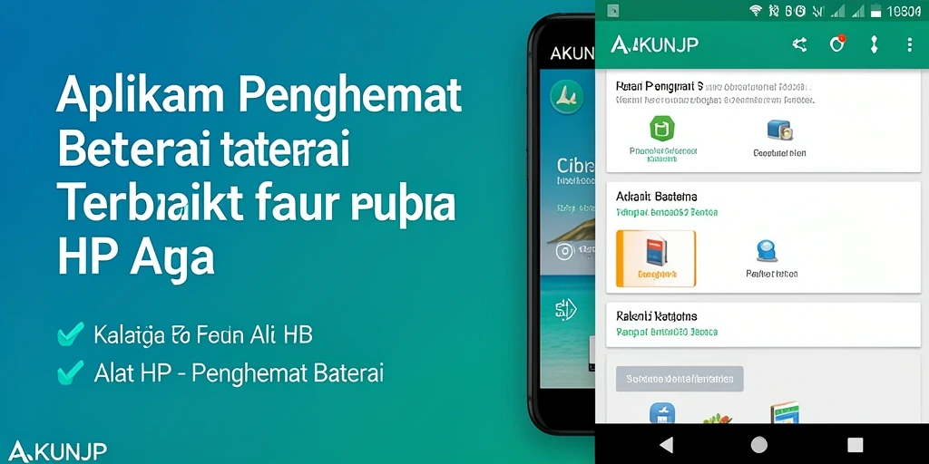Antarmuka aplikasi AKUNJP yang sederhana dan efektif.