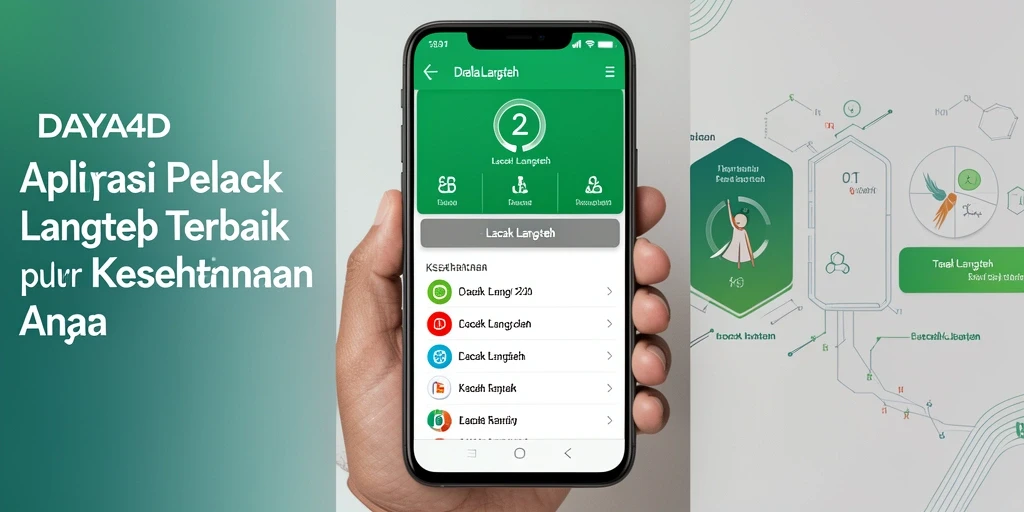 Screenshot utama menunjukkan antarmuka pelacakan langkah yang intuitif.